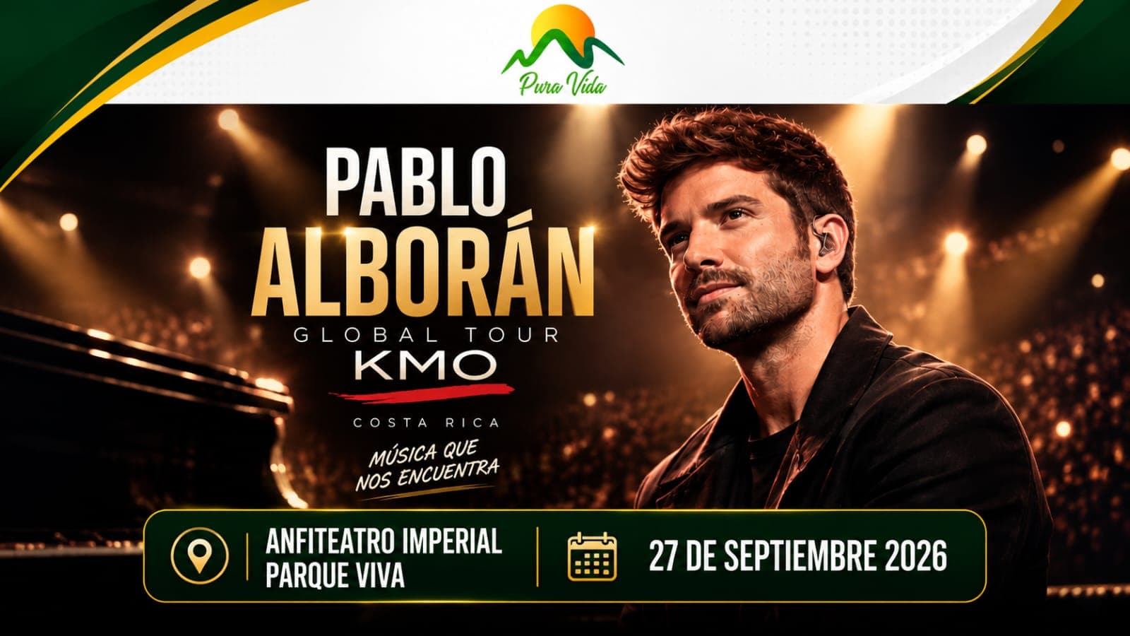 Banner de Pablo Alboran · GLOBAL TOUR KMO